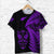 Custom New Zealand T Shirt Haka Rugby Maori with Silver Fern Vibes Purple LT8 - Wonder Print Shop