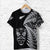 Custom New Zealand T Shirt Haka Rugby Maori with Silver Fern Vibes Black LT8 - Wonder Print Shop