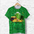 Custom Ireland Happy Saint Patricks Day T Shirt With Shamrock LT8 - Wonder Print Shop