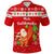 Christmas Hawaii Polo Shirt Santa Claus Surfing Simple Style Red LT8 - Wonder Print Shop