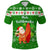 Christmas Hawaii Polo Shirt Santa Claus Surfing Simple Style Green LT8 - Wonder Print Shop