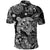 Polynesian Turtle Polo Shirt with Plumeria Flower Unique Style Black LT8 - Wonder Print Shop