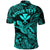 Custom Hawaii Golf Shirts Polynesian Turtle with Kanaka Maoli Polo Shirt Unique Style Turquoise LT8 - Wonder Print Shop