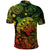 Polynesian Turtle Polo Shirt with Plumeria Flower Unique Style Reggae LT8 - Wonder Print Shop