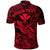 Custom Hawaii Golf Shirts Polynesian Turtle with Kanaka Maoli Polo Shirt Unique Style Red LT8 - Wonder Print Shop