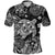 Custom Polynesian Turtle Polo Shirt with Plumeria Flower Unique Style Black LT8 - Wonder Print Shop