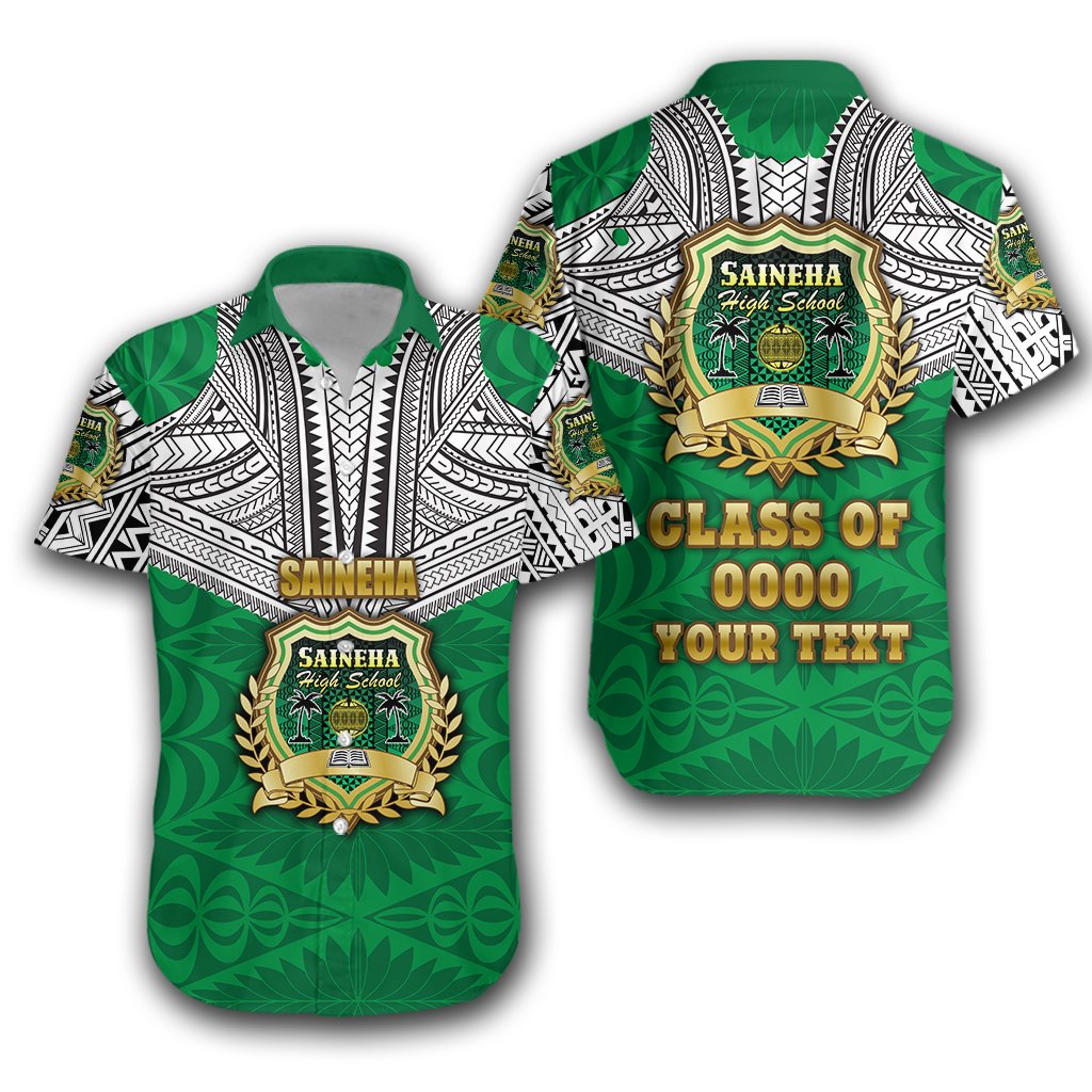 (Custom Personalised) Saineha Tonga Hawaiian Shirt Polynesian tattoo - Class of LT16 - Wonder Print Shop