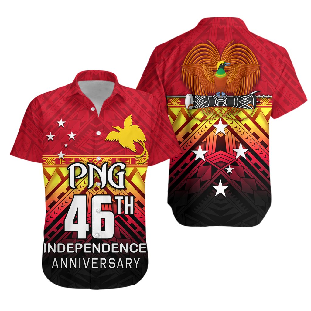 Papua New Guinea 46th Independence Anniversary Hawaiian Shirt LT4 - Wonder Print Shop