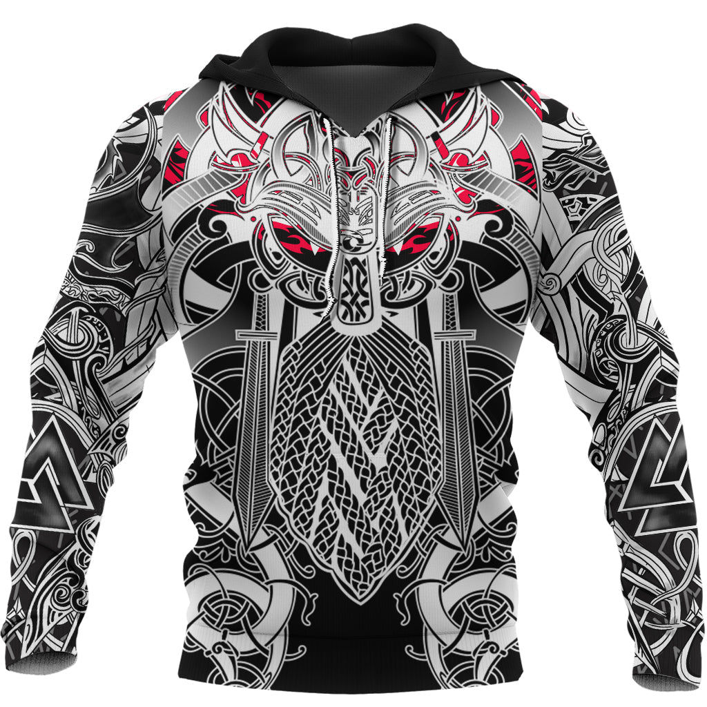 Viking Hoodie Odin Eternal Flame RLT12 - Wonder Print Shop