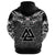 Viking Valkyrie Hoodie - Valknut Pattern RLT12 - Wonder Print Shop