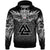 Viking Valkyrie Hoodie - Valknut Pattern RLT12 - Wonder Print Shop