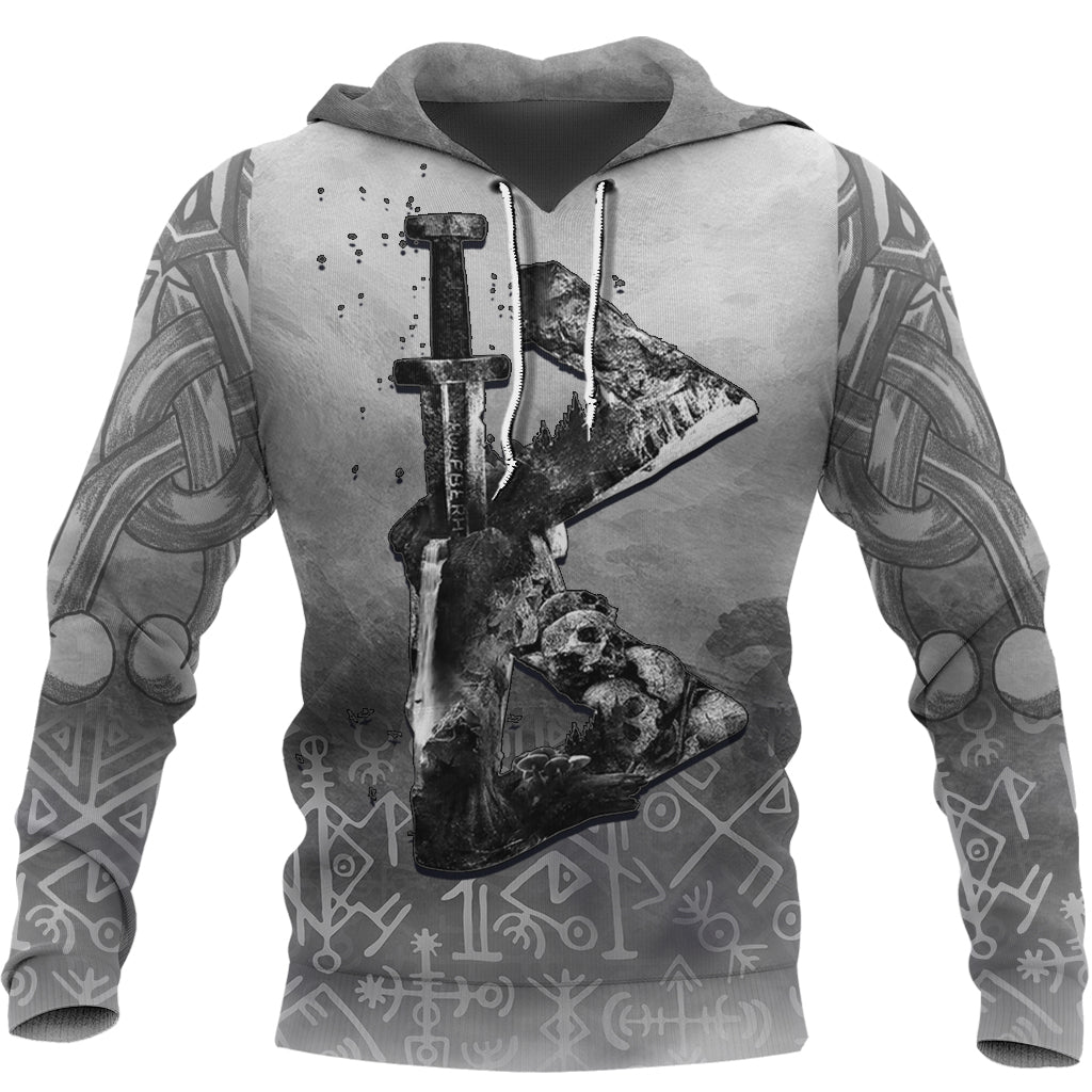 Viking Hoodie Berkana Rune RLT12 - Wonder Print Shop