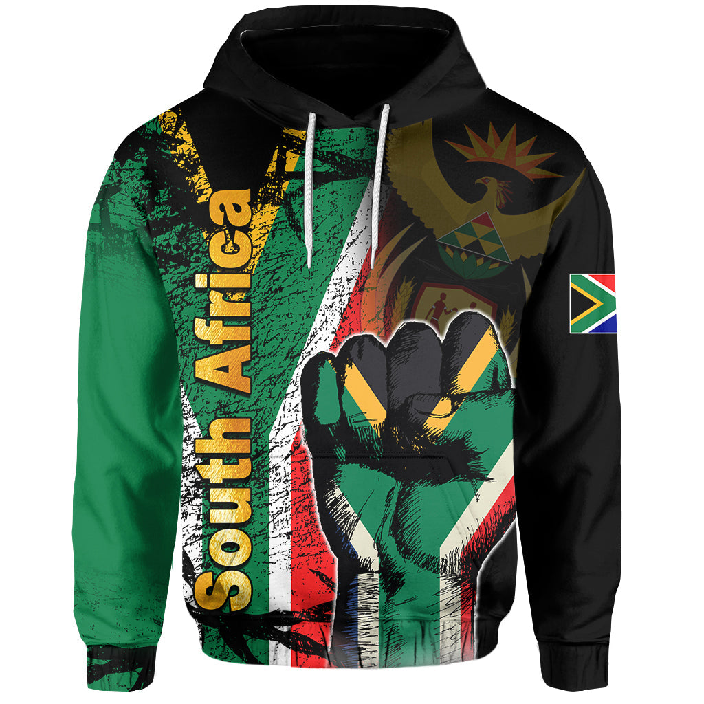 South Africa Freedom Day Hoodie Flag Grunge Style LT6 - Wonder Print Shop