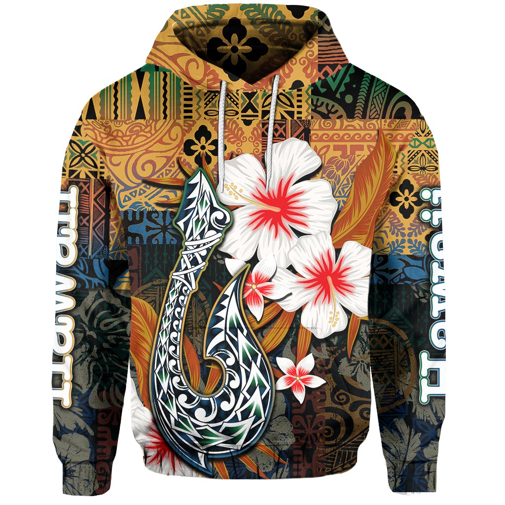 Custom Hawaii Fish Hook Hoodie Style LT6 - Wonder Print Shop