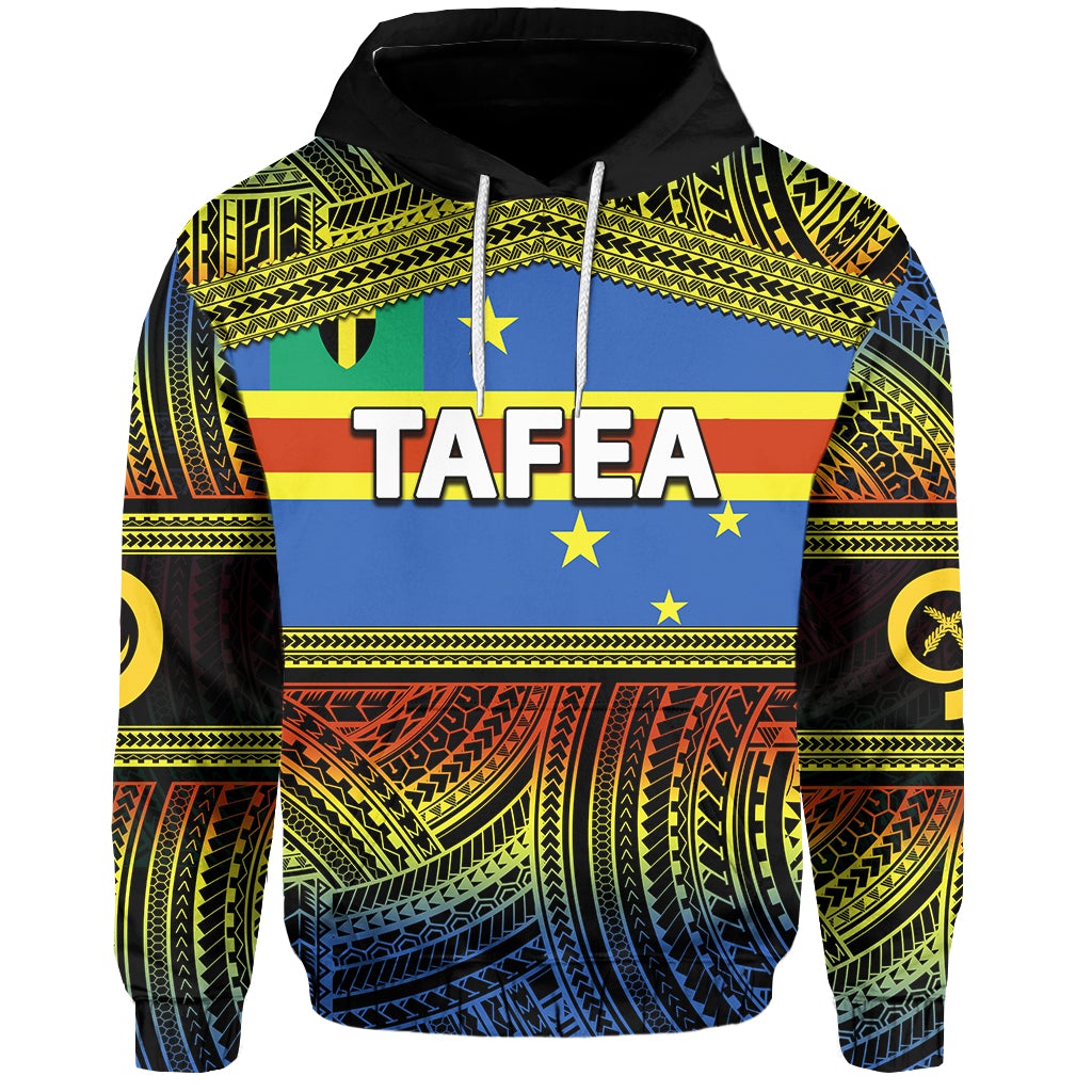 Custom Tafea Province Hoodie Of Vanuatu Polynesian Patterns LT6 - Wonder Print Shop