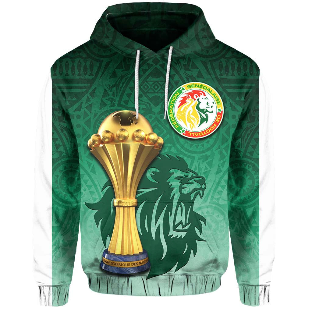 Senegal Football Champion Hoodie Green Style LT6 - Wonder Print Shop