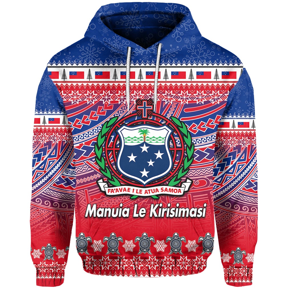 Samoa Christmas Manuia Le Kirisimasi Hoodie LT6 - Wonder Print Shop