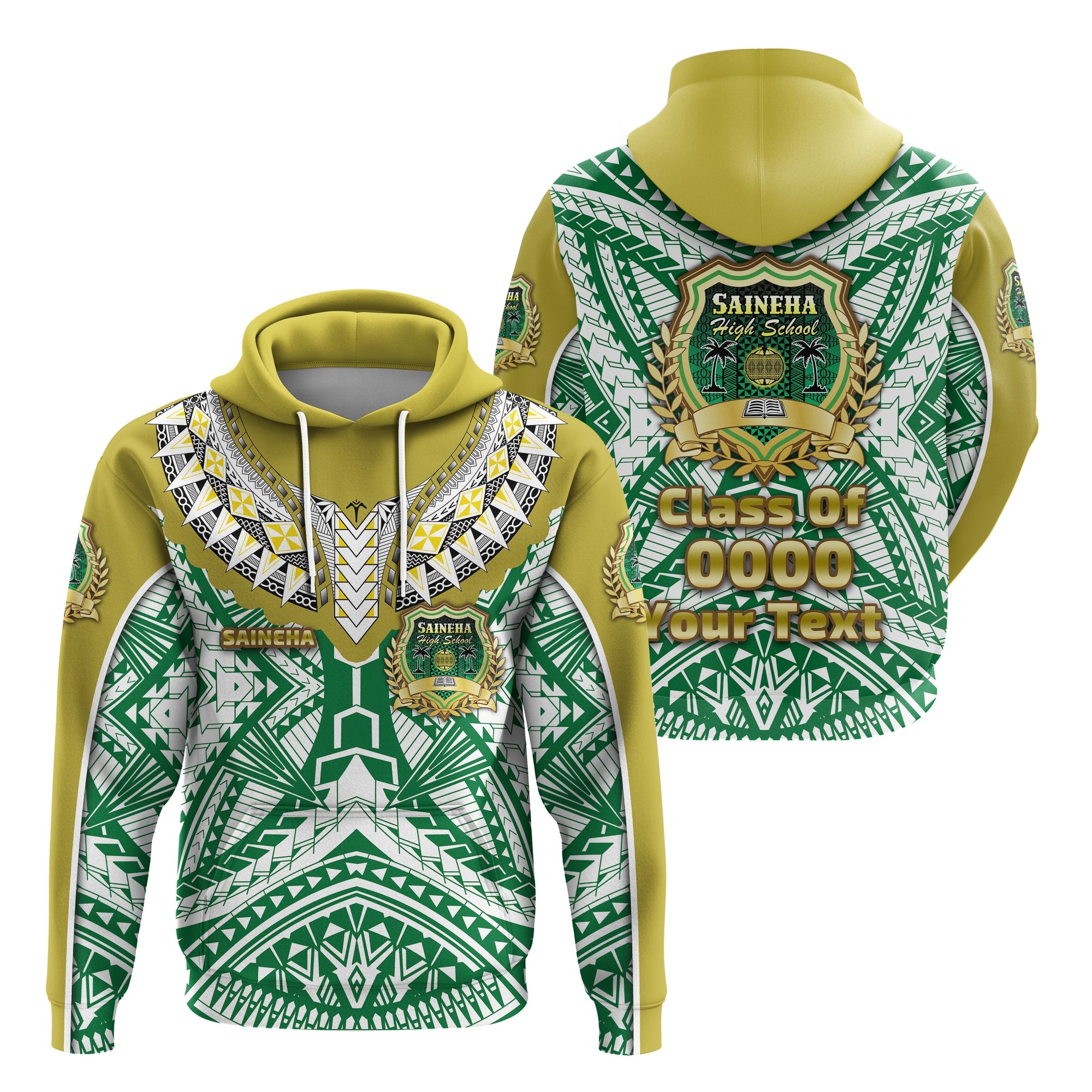 Custom Saineha Tonga Hoodie Polynesian Sport Style Special Class of LT16 - Wonder Print Shop