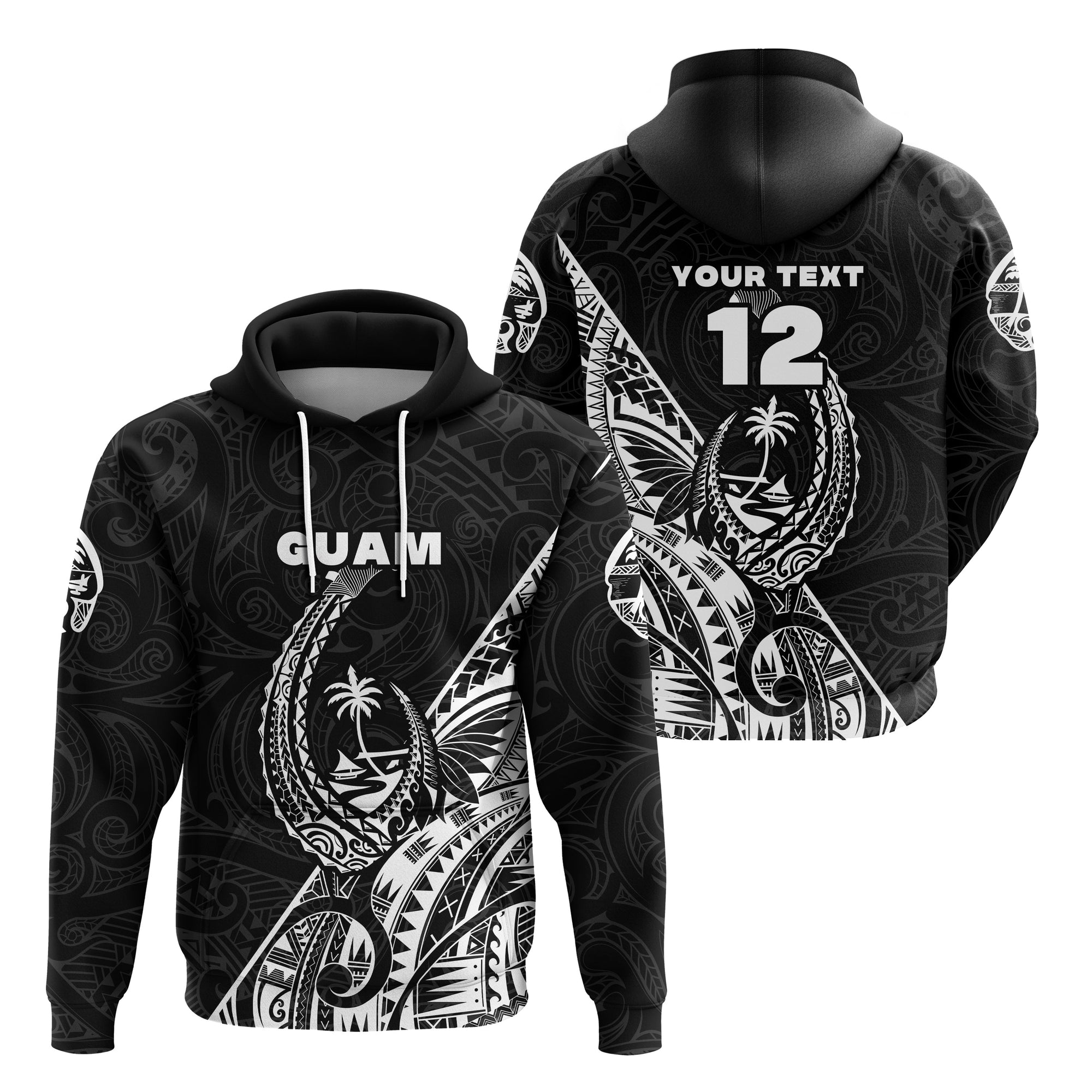 custom-personalised-guam-rugby-hoodie-polynesian-patterns-style-black