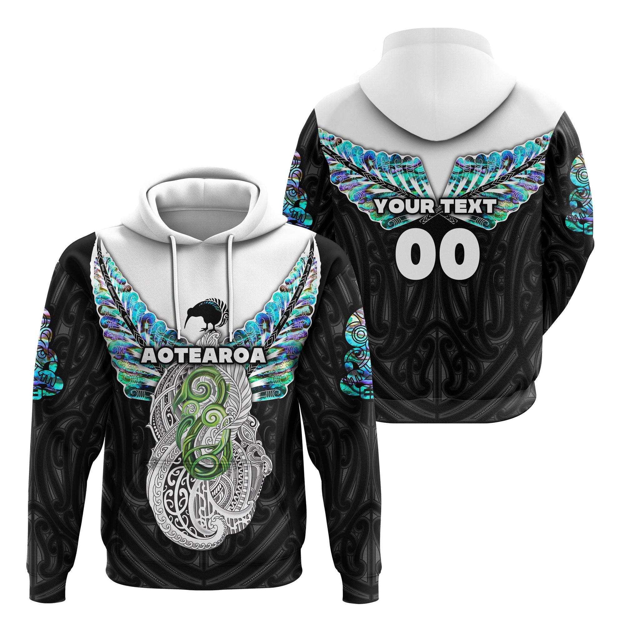 Custom Maori Aotearoa Hoodie New Zealand Simple Sport Style LT16 - Wonder Print Shop