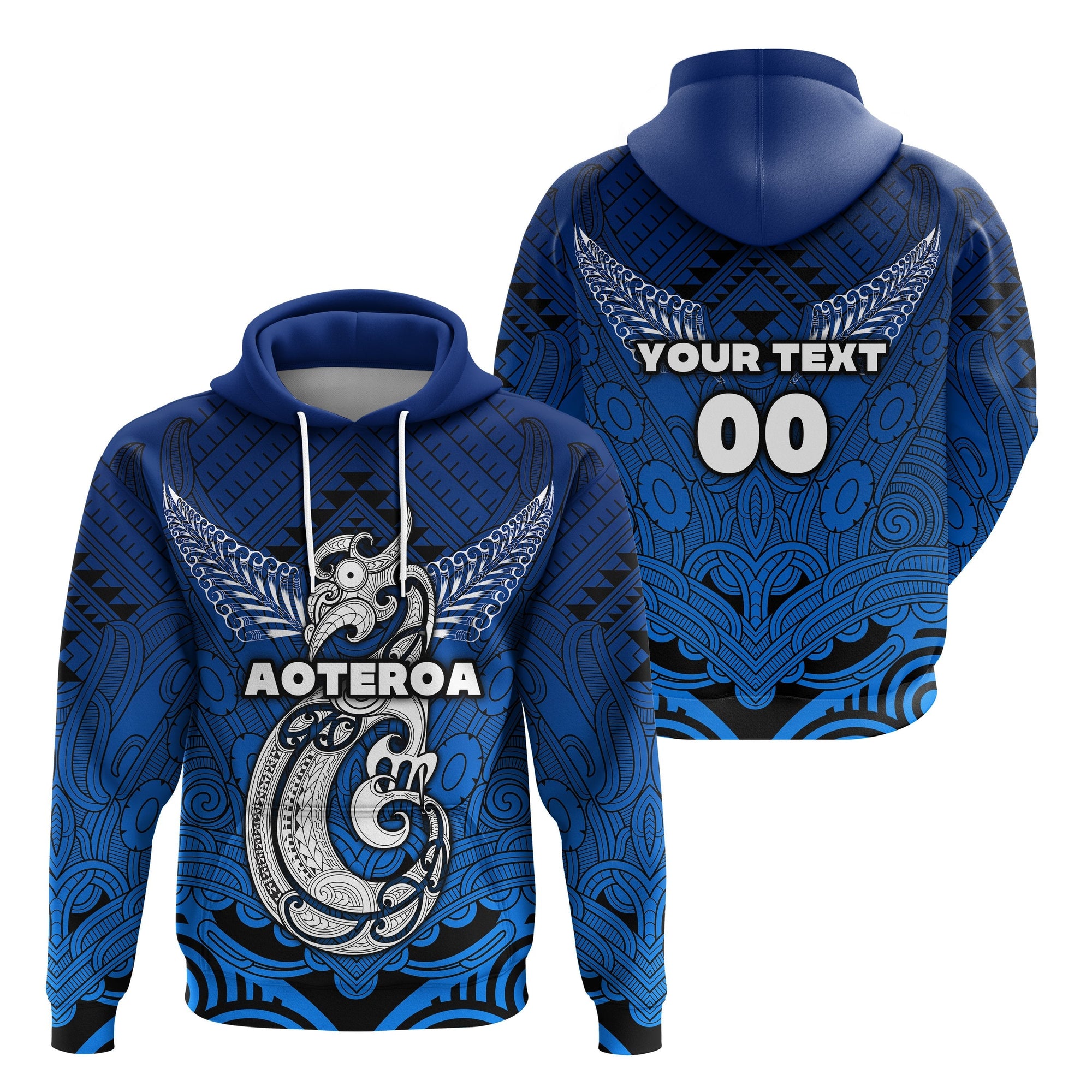 Custom Maori Aotearoa Manania Hoodie Simple Sport Style LT16 - Wonder Print Shop