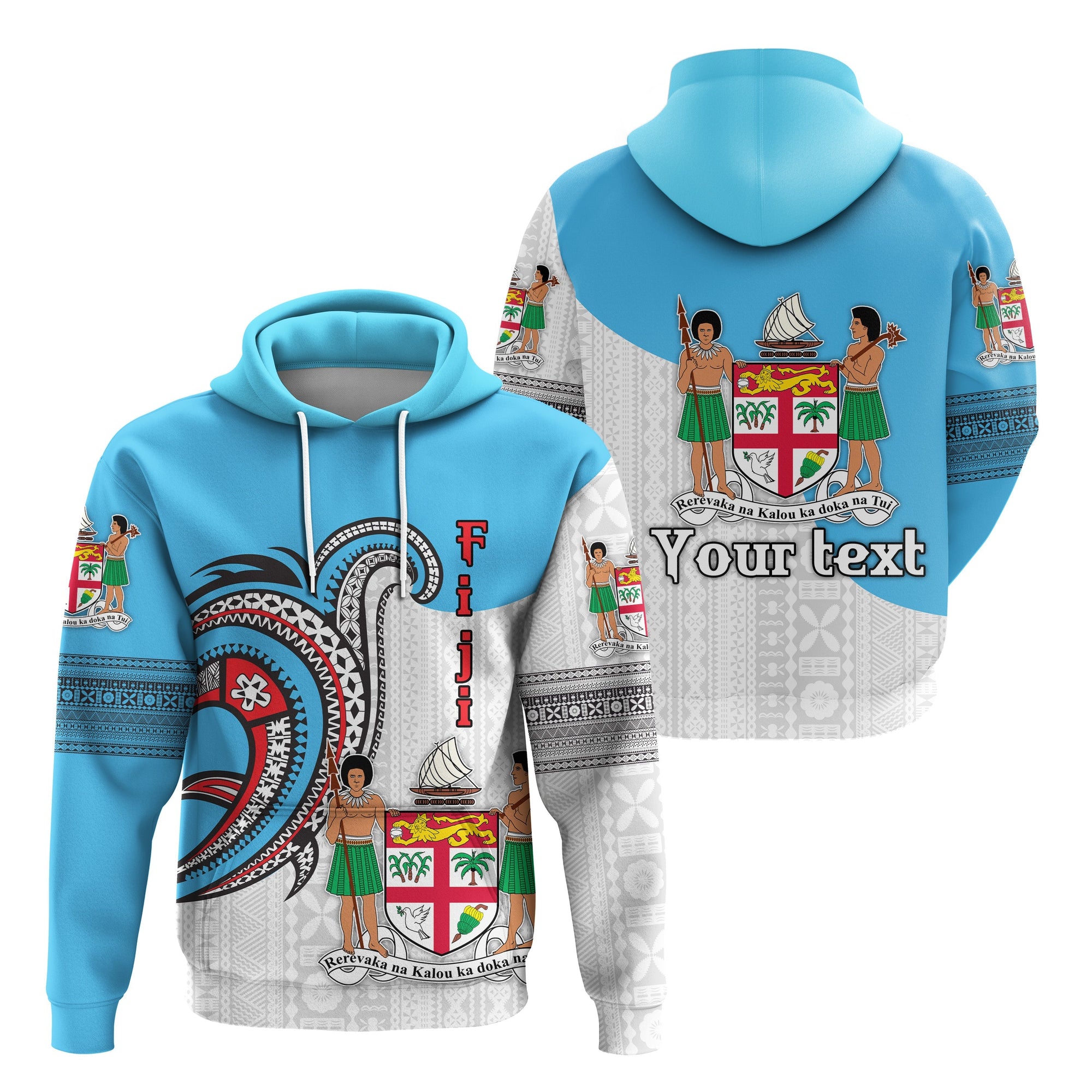 Custom Fiji Hoodie Polynesian Special Style LT16 - Wonder Print Shop