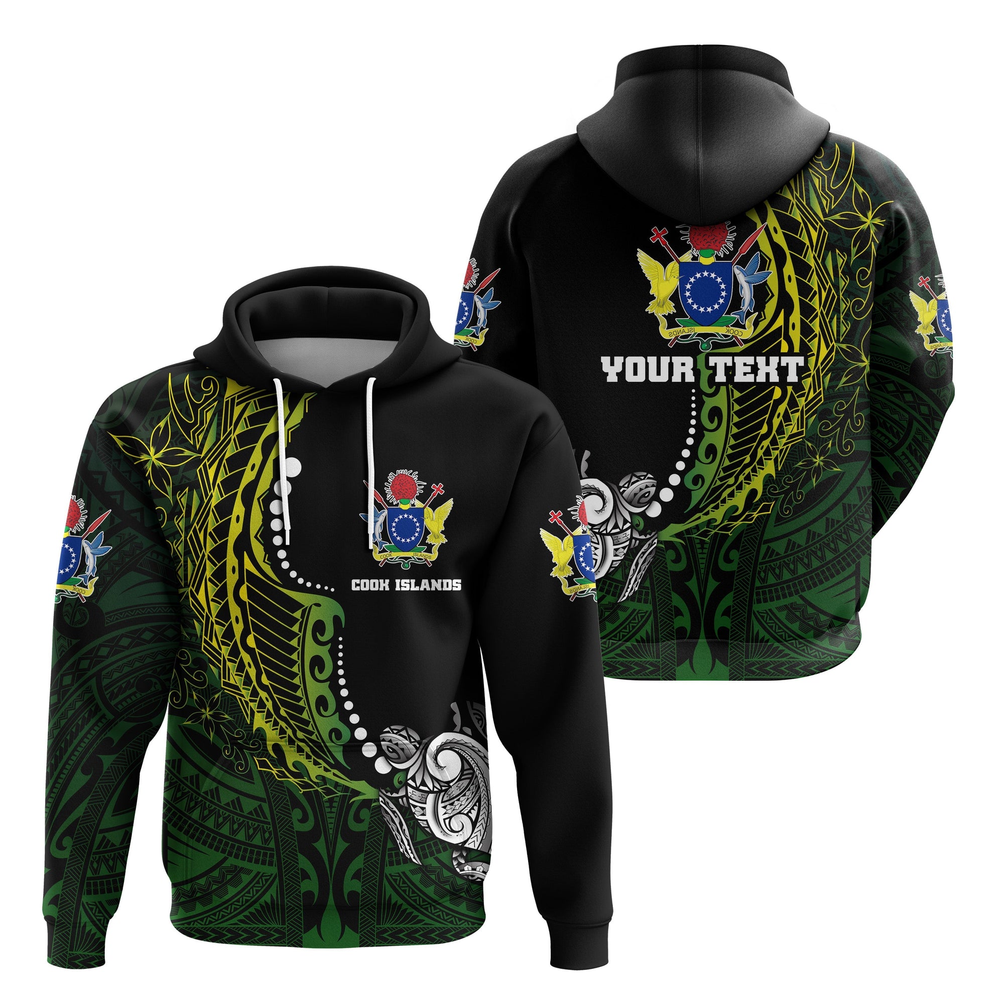 Custom Cook Islands Hoodie Simple Style LT16 - Wonder Print Shop