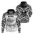 Guam Rugby Hoodie Polynesian Patterns White LT16 - Wonder Print Shop