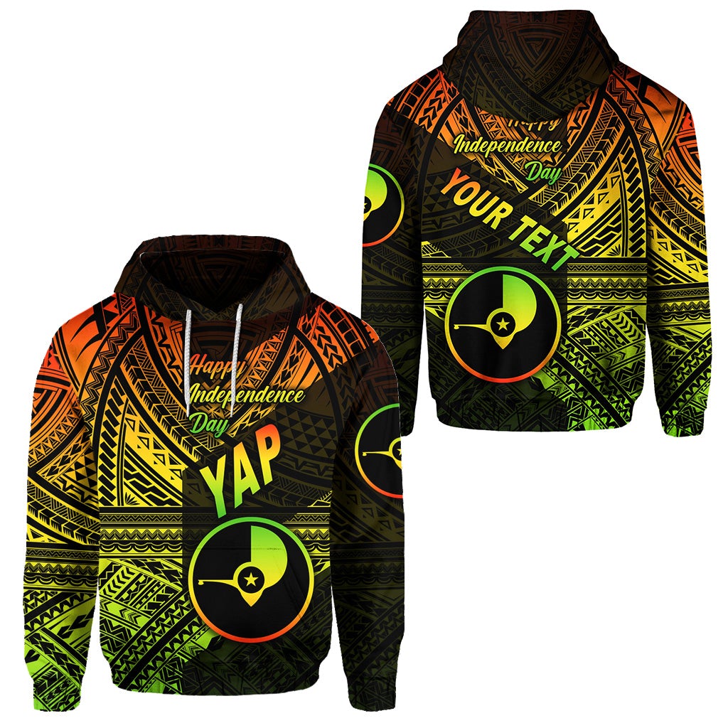 Custom FSM Yap Hoodie Happy Independence Day Original Vibes Reggae LT8 - Wonder Print Shop