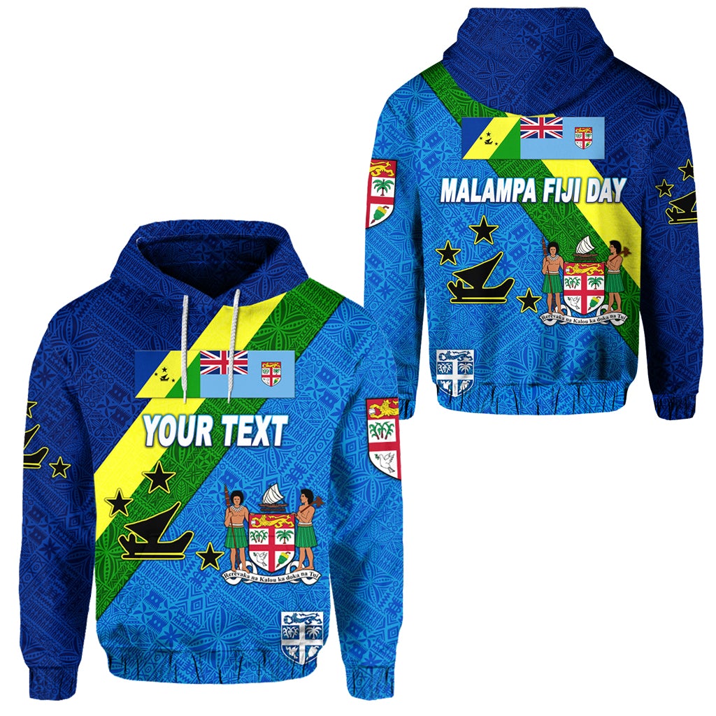 Custom Vanuatu Malampa And Fiji Day Hoodie October 10 LT8 - Wonder Print Shop