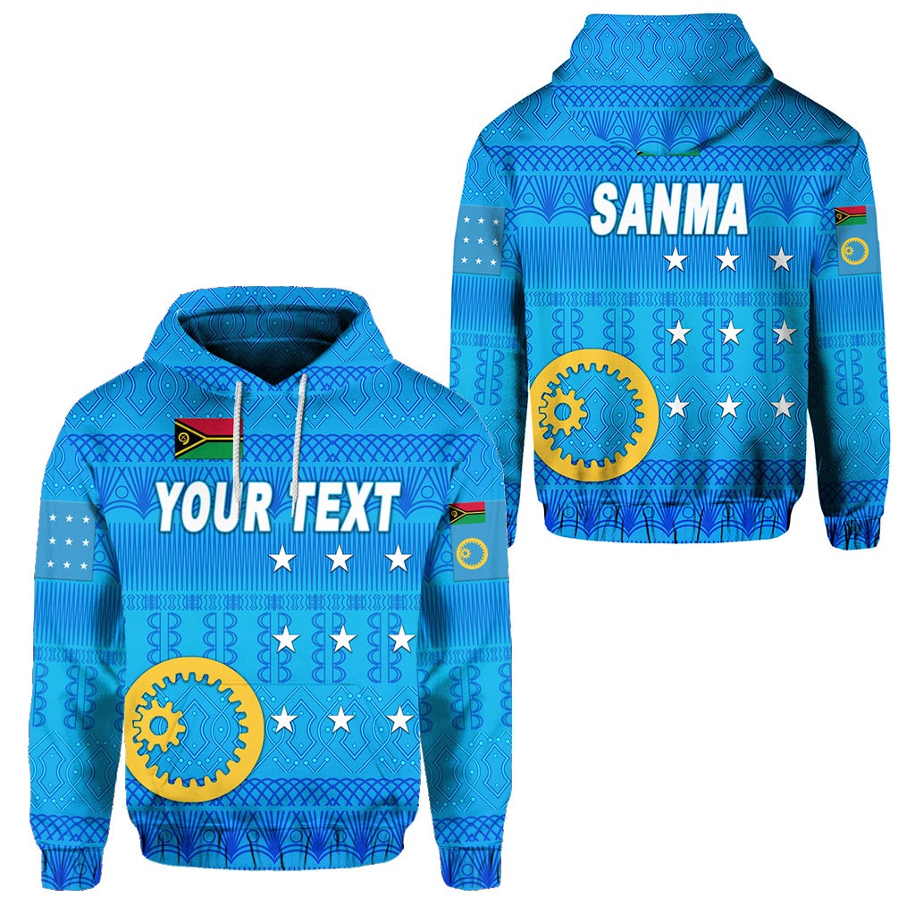 Custom Sanma Province Hoodie Vanuatu Pattern Traditional Style LT8 - Wonder Print Shop