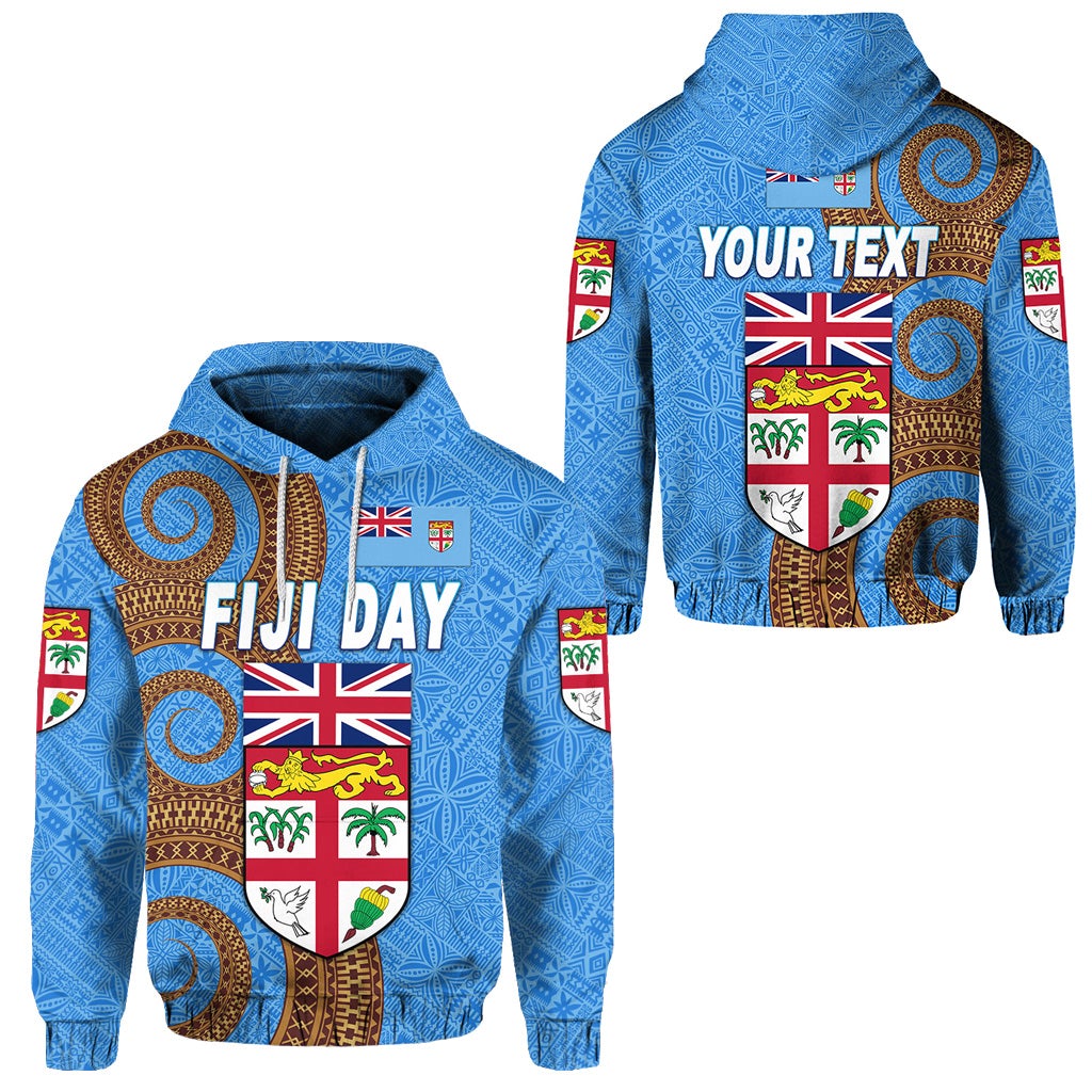 Custom Fiji Day Hoodie Independence Anniversary Simple Style LT8 - Wonder Print Shop