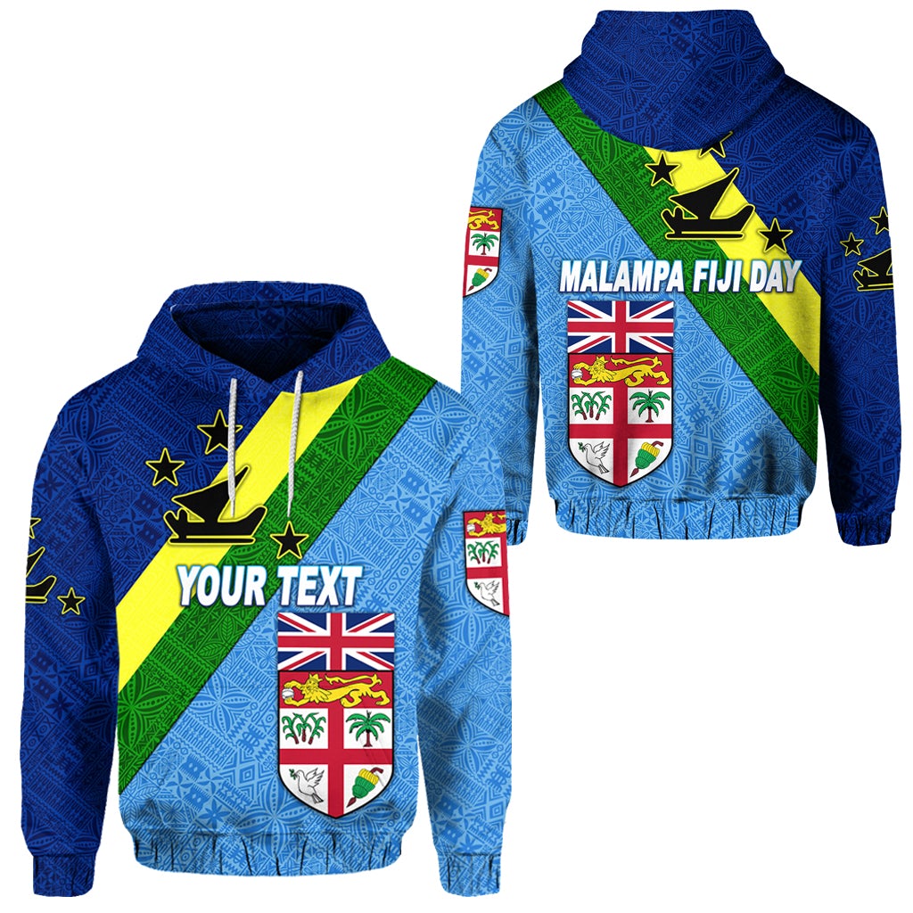 Custom Vanuatu Malampa And Fiji Day Hoodie Simple Style LT8 - Wonder Print Shop