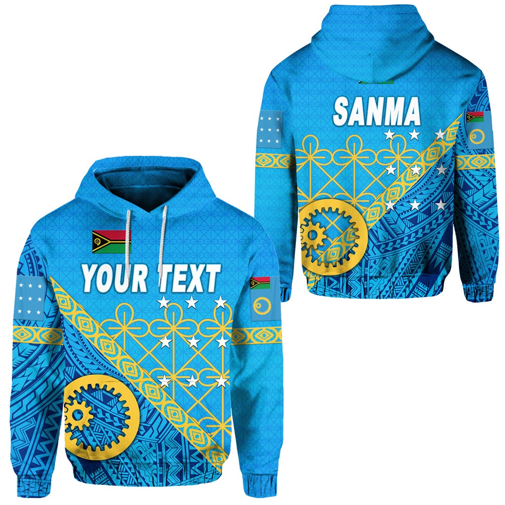 Custom Sanma Province Hoodie Vanuatu Pattern Unique Style LT8 - Wonder Print Shop