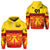 Custom Marquesas Islands Hoodie Marquesan Tattoo Special Style Gradient Yellow LT8 - Wonder Print Shop