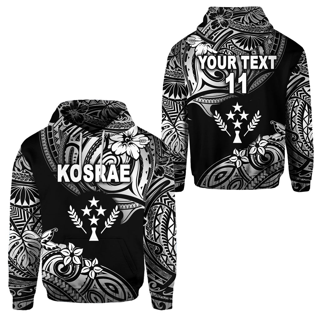 Custom FSM Kosrae Hoodie Unique Vibes Black LT8 - Wonder Print Shop