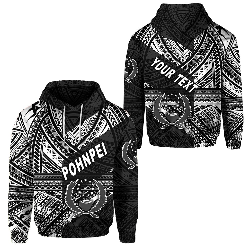 Custom FSM Pohnpei Hoodie Original Style Black LT8 - Wonder Print Shop