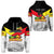 Custom Papua New Guinea SP Hunters Hoodie Rugby Original Style White, Custom Text And Number LT8 - Wonder Print Shop