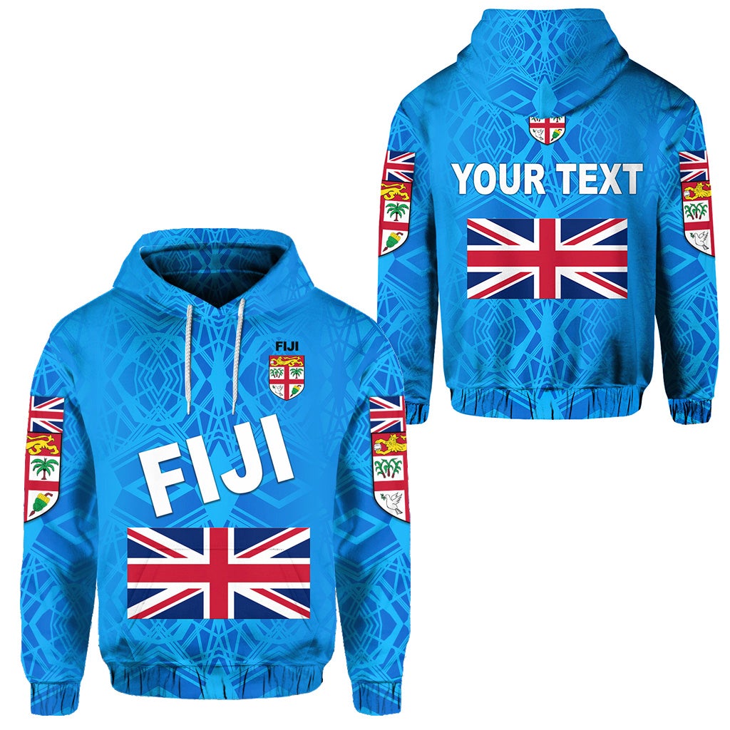 Custom Fiji Day Hoodie Flag Vibes LT8 - Wonder Print Shop