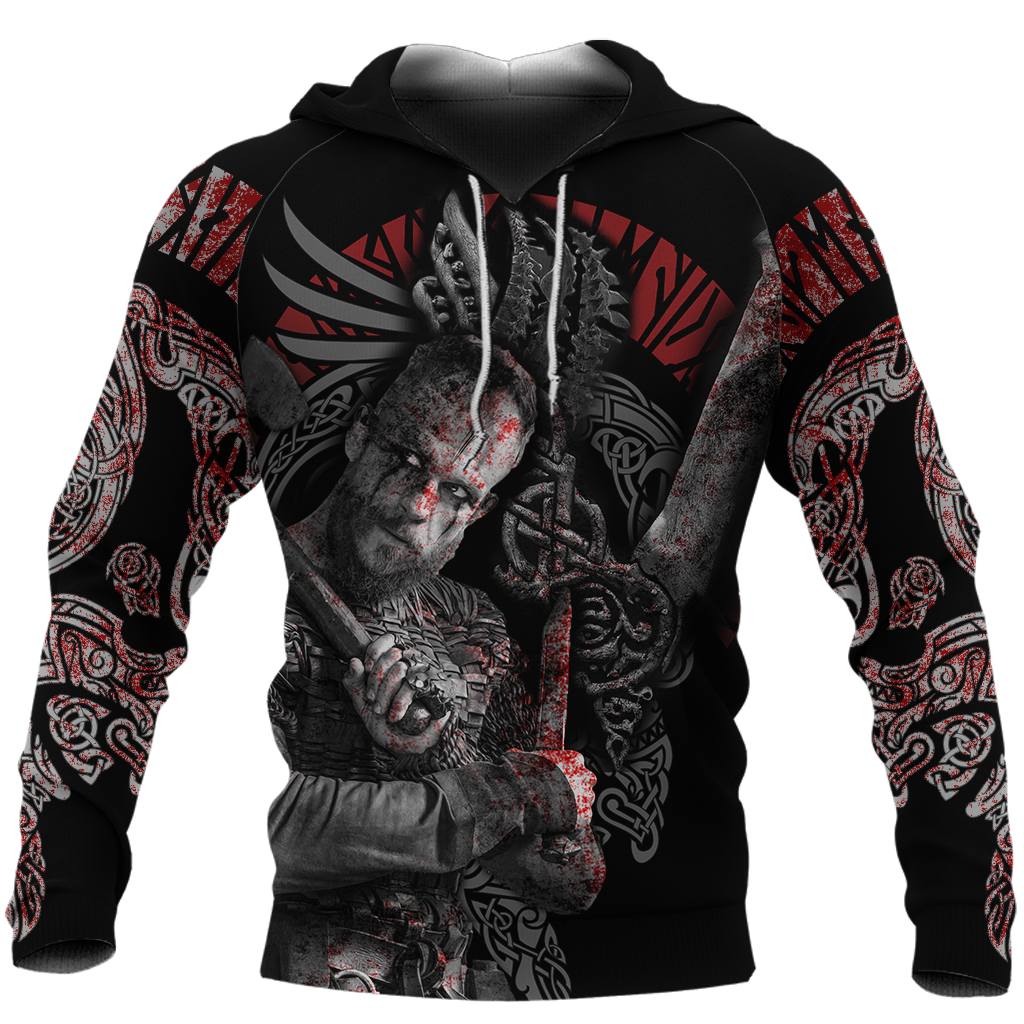 Viking Hoodie Floki Combatant RLT12 - Wonder Print Shop