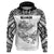 Custom Guam Rugby Hoodie Polynesian Patterns White LT16 - Wonder Print Shop