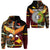 Custom Papua New Guinea And Australia Aboriginal Hoodie Together, Custom Text And Number LT8 - Wonder Print Shop