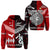 Custom New Zealand Tonga Hoodie Together Red, Custom Text And Number LT8 - Wonder Print Shop