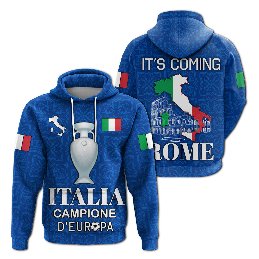 italia-campione-deuropa-its-coming-to-rome-hoodie-blue