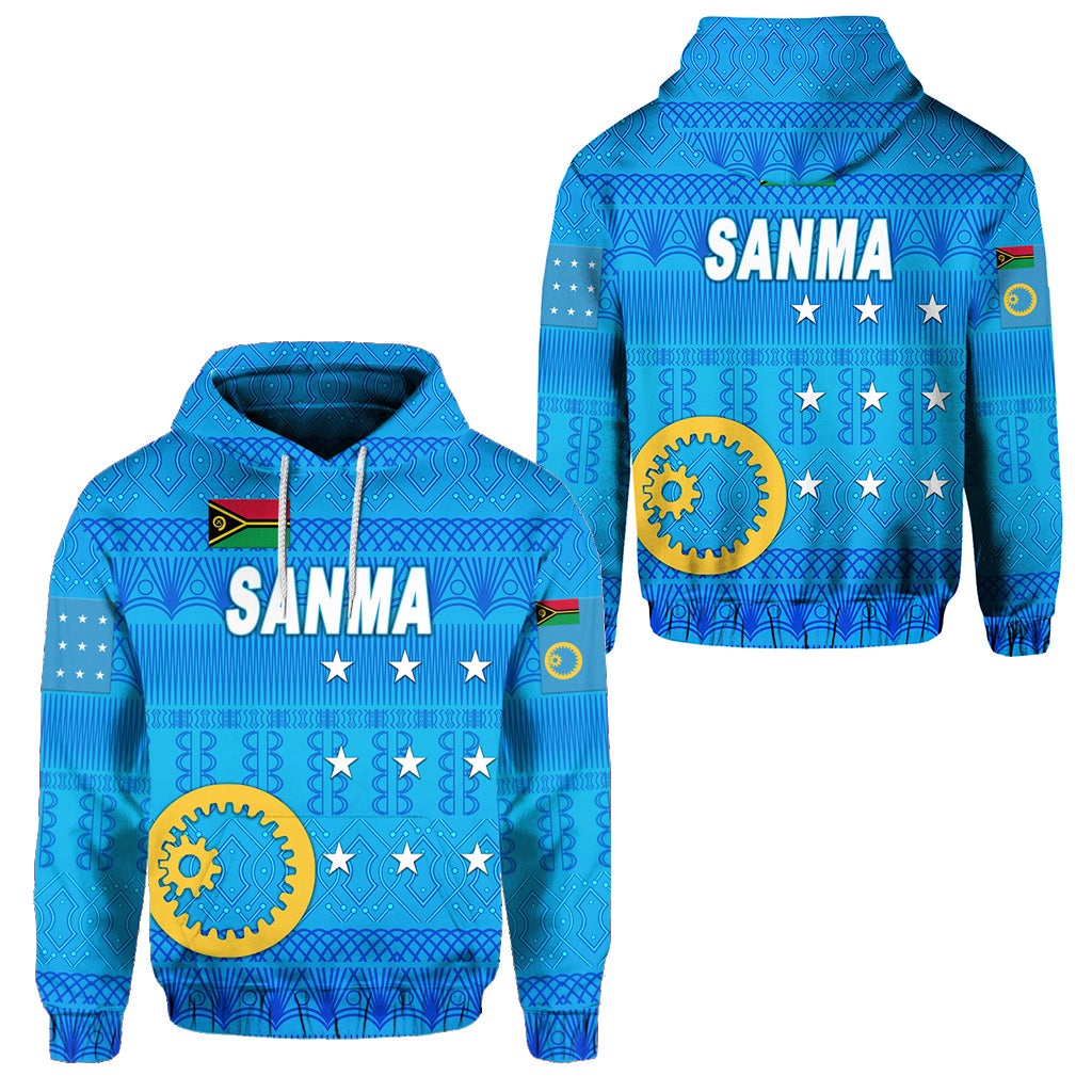 Sanma Province Hoodie Vanuatu Pattern Traditional Style LT8 - Wonder Print Shop