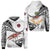 Fiji Rewa Hoodie Rugby Union Unique Version White LT8 - Wonder Print Shop