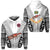 Fiji Rewa Hoodie Rugby Union Tapa Style White LT8 - Wonder Print Shop