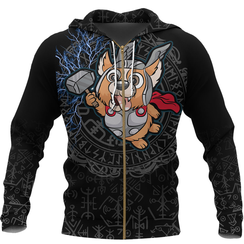 Viking Zip Hoodie - Thorgi RLT12 - Wonder Print Shop