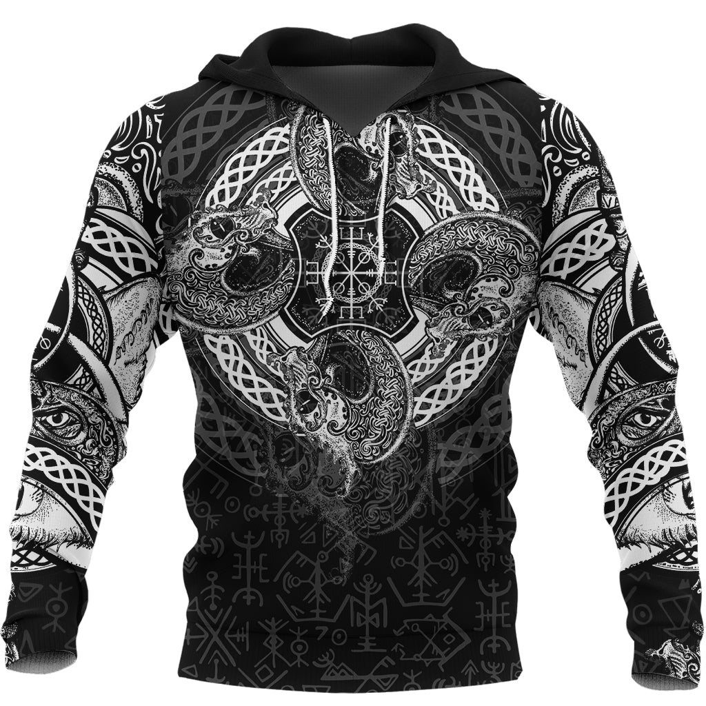 Viking Hoodie Dragon Celtic RLT12 - Wonder Print Shop