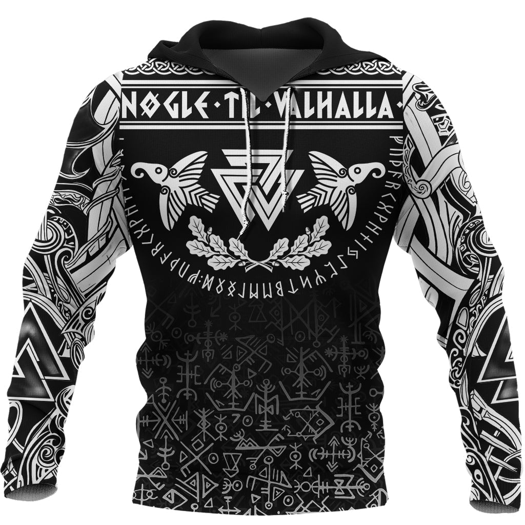 Viking Hoodie Valhalla and Warrior RLT12 - Wonder Print Shop